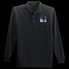 Long Sleeve Silk Touch Polo with Pocket Thumbnail