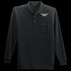 Long Sleeve Silk Touch Polo with Pocket Thumbnail