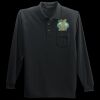 Long Sleeve Silk Touch Polo with Pocket Thumbnail