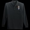 Long Sleeve Silk Touch Polo with Pocket Thumbnail