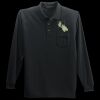 Long Sleeve Silk Touch Polo with Pocket Thumbnail