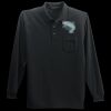 Long Sleeve Silk Touch Polo with Pocket Thumbnail