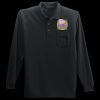 Long Sleeve Silk Touch Polo with Pocket Thumbnail
