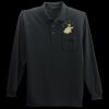 Long Sleeve Silk Touch Polo with Pocket Thumbnail