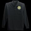 Long Sleeve Silk Touch Polo with Pocket Thumbnail