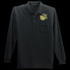 Long Sleeve Silk Touch Polo with Pocket Thumbnail