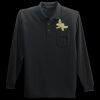 Long Sleeve Silk Touch Polo with Pocket Thumbnail