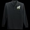 Long Sleeve Silk Touch Polo with Pocket Thumbnail