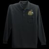 Long Sleeve Silk Touch Polo with Pocket Thumbnail