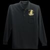 Long Sleeve Silk Touch Polo with Pocket Thumbnail