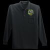 Long Sleeve Silk Touch Polo with Pocket Thumbnail