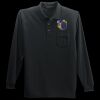 Long Sleeve Silk Touch Polo with Pocket Thumbnail