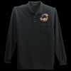 Long Sleeve Silk Touch Polo with Pocket Thumbnail