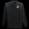 Long Sleeve Silk Touch Polo with Pocket Thumbnail