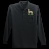 Long Sleeve Silk Touch Polo with Pocket Thumbnail