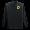 Long Sleeve Silk Touch Polo with Pocket Thumbnail