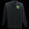 Long Sleeve Silk Touch Polo with Pocket Thumbnail