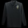 Long Sleeve Silk Touch Polo with Pocket Thumbnail