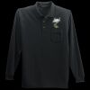 Long Sleeve Silk Touch Polo with Pocket Thumbnail