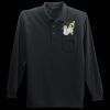 Long Sleeve Silk Touch Polo with Pocket Thumbnail