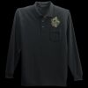 Long Sleeve Silk Touch Polo with Pocket Thumbnail