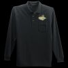 Long Sleeve Silk Touch Polo with Pocket Thumbnail