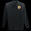 Long Sleeve Silk Touch Polo with Pocket Thumbnail