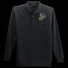 Long Sleeve Silk Touch Polo with Pocket Thumbnail