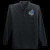 Long Sleeve Silk Touch Polo with Pocket Thumbnail