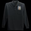 Long Sleeve Silk Touch Polo with Pocket Thumbnail