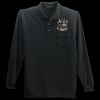 Long Sleeve Silk Touch Polo with Pocket Thumbnail