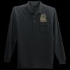Long Sleeve Silk Touch Polo with Pocket Thumbnail