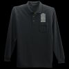Long Sleeve Silk Touch Polo with Pocket Thumbnail