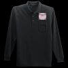 Long Sleeve Silk Touch Polo with Pocket Thumbnail