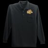 Long Sleeve Silk Touch Polo with Pocket Thumbnail