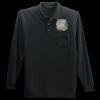 Long Sleeve Silk Touch Polo with Pocket Thumbnail