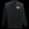 Long Sleeve Silk Touch Polo with Pocket Thumbnail