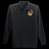 Long Sleeve Silk Touch Polo with Pocket Thumbnail