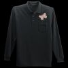 Long Sleeve Silk Touch Polo with Pocket Thumbnail
