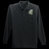 Long Sleeve Silk Touch Polo with Pocket Thumbnail