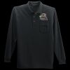 Long Sleeve Silk Touch Polo with Pocket Thumbnail