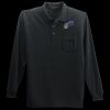 Long Sleeve Silk Touch Polo with Pocket Thumbnail
