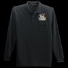 Long Sleeve Silk Touch Polo with Pocket Thumbnail