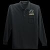 Long Sleeve Silk Touch Polo with Pocket Thumbnail