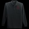 Long Sleeve Silk Touch Polo with Pocket Thumbnail