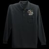 Long Sleeve Silk Touch Polo with Pocket Thumbnail