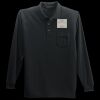 Long Sleeve Silk Touch Polo with Pocket Thumbnail