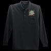 Long Sleeve Silk Touch Polo with Pocket Thumbnail