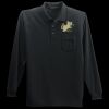 Long Sleeve Silk Touch Polo with Pocket Thumbnail