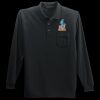 Long Sleeve Silk Touch Polo with Pocket Thumbnail